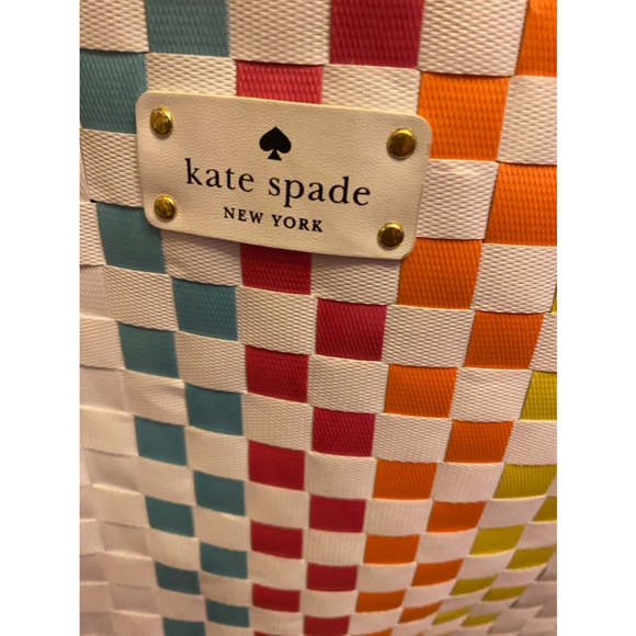 Kate spade woven tote/beach bag - Picture 2 of 7